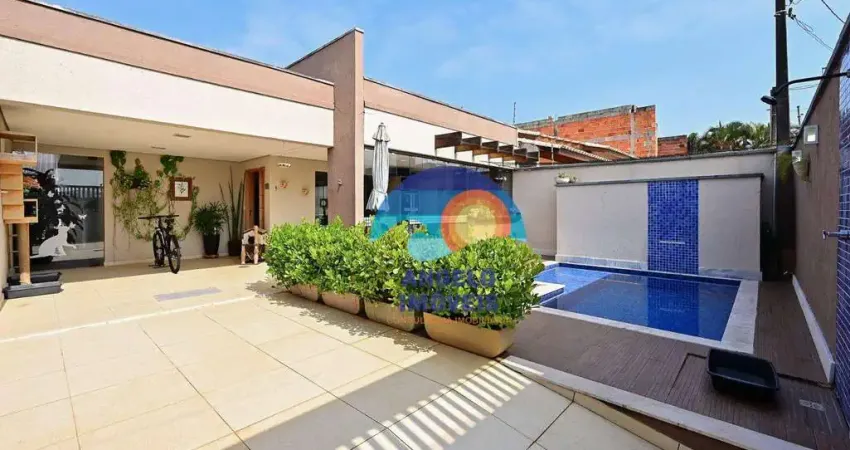 Linda casa com 3 dormitórios à venda, 127 m² - Estância São José - Peruíbe/SP