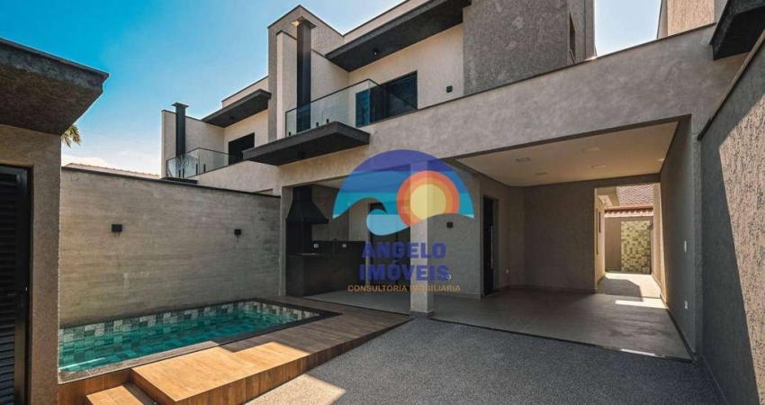 Sobrado com 3 dormitórios à venda, 113 m² por R$ 790.000 - Jardim Ribamar - Peruíbe/SP