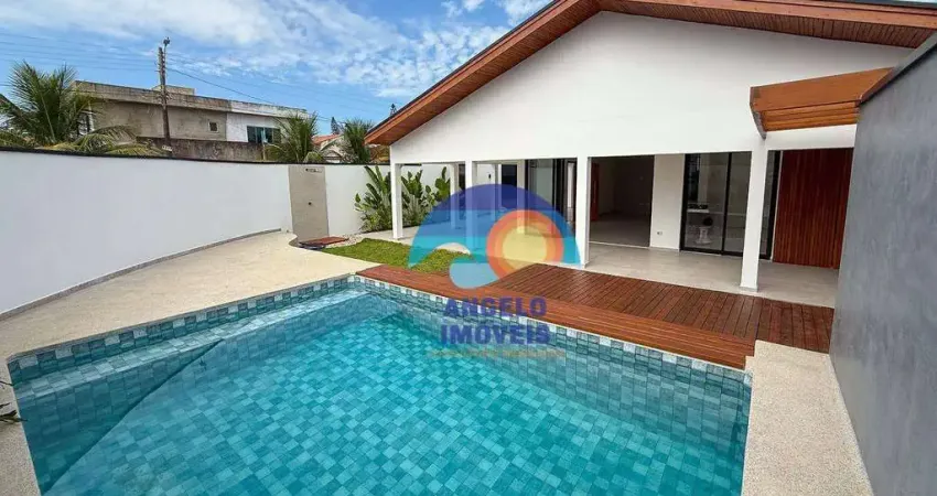 Casa com 3 dormitórios à venda, 164 m² por R$ 940.000 - Balneário São João Batista - Peruíbe/SP
