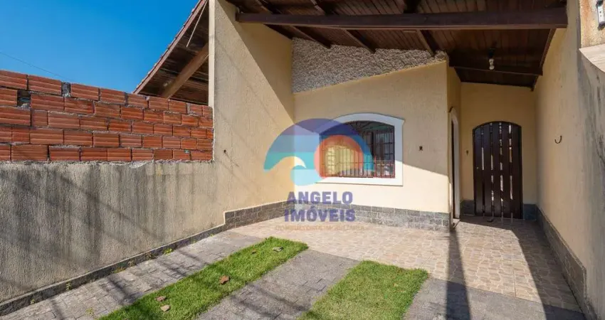 Casa com 2 dormitórios à venda, 65 m² por r$ 370.000,00 - balneário três marias - peruíbe/sp