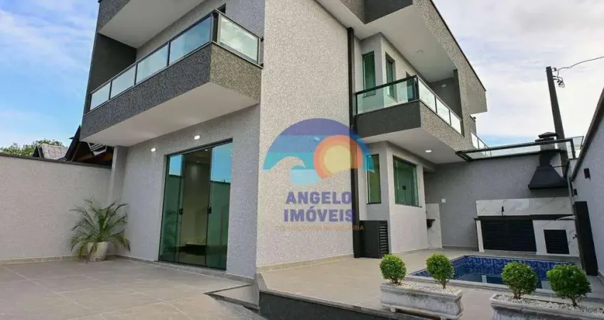 Sobrado com 2 dormitórios à venda, 80 m² por r$ 450.000,00 - jardim ribamar - peruíbe/sp