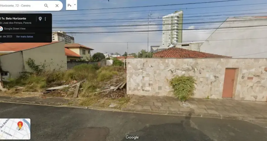 Lote a venda no centro de são josé dos pinhais, zc1 - r$840.000,00