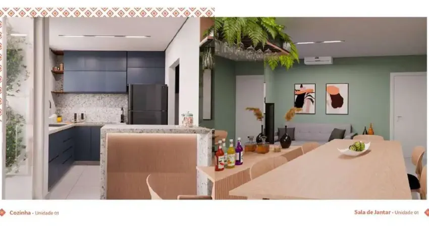 Apartamento à venda, 2 quartos, 1 suíte, 1 vaga, NOVO MUNDO - Uberlândia/MG