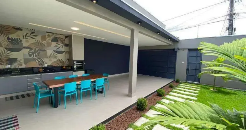 Casa à venda, 3 quartos, 2 suítes, 3 vagas, JARDIM EUROPA - Uberlândia/MG