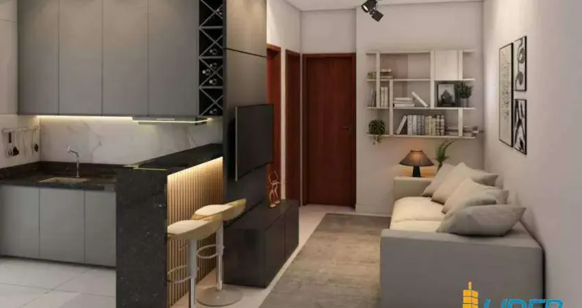 Apartamento à venda, 2 quartos, 1 suíte, 1 vaga, Santa Mônica - Uberlândia/MG