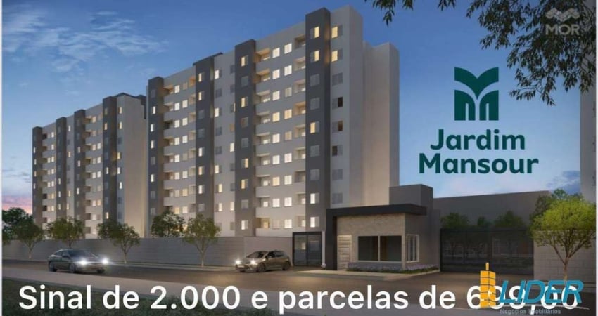 Apartamento à venda, 2 quartos, 1 suíte, 1 vaga, MANSOUR - Uberlândia/MG
