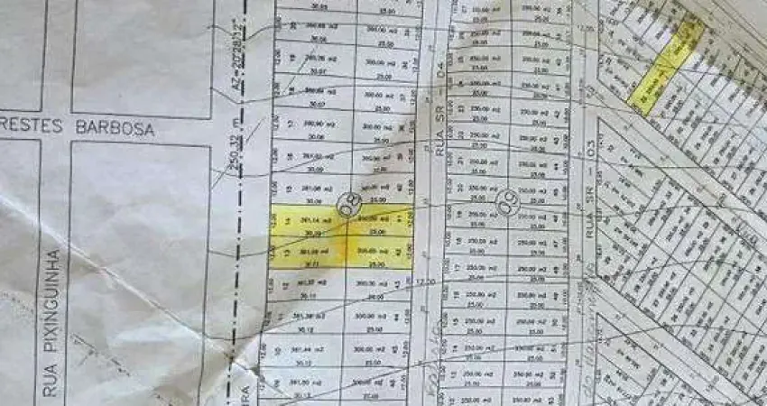 Excelente terreno com 361,44m2 à venda em localização privilegiada no bairro santa rosa