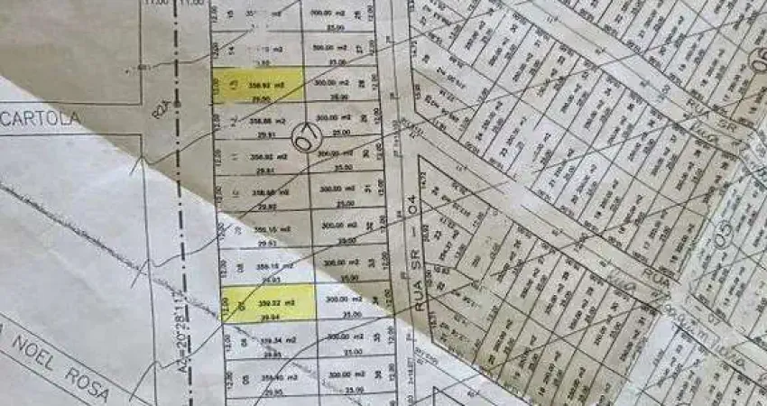 Excelente terreno com 358,08m2 à venda em localização privilegiada no bairro santa rosa