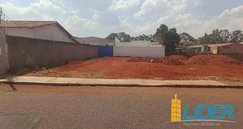 Terreno à venda na Avenida Ubiratan Honório de Castro, Santa Mônica, Uberlândia
