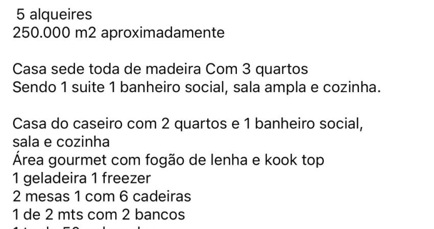 Chácara / sítio à venda na Rua Alice Barbosa, Zona Rural, Conceição de Macabu