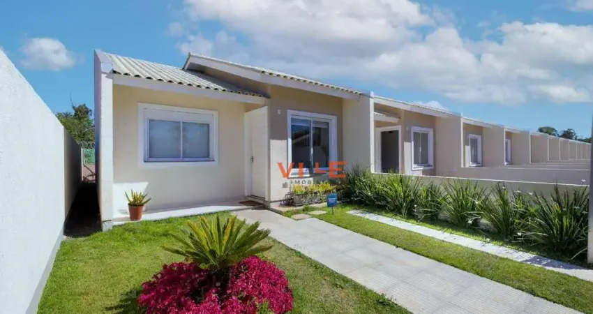 Casa com 2 dormitórios à venda, 63 m² por r$ 377.000,00 - condomínio villaggio blu - cachoeirinha/rs