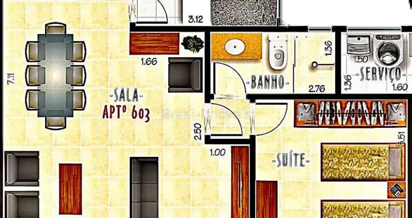 Cobertura duplex com 03 suítes,, 02 vagas de garagem e elevador em são mateus