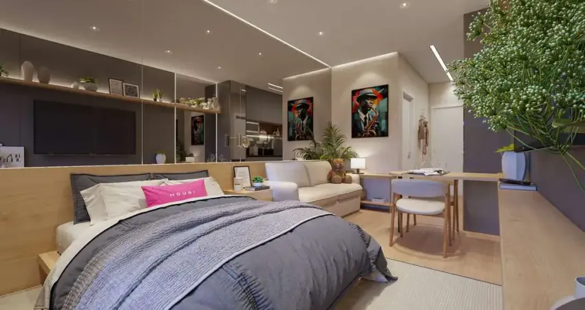 Lançamento de studios ao lado do parque halfeld com lazer no rooftop