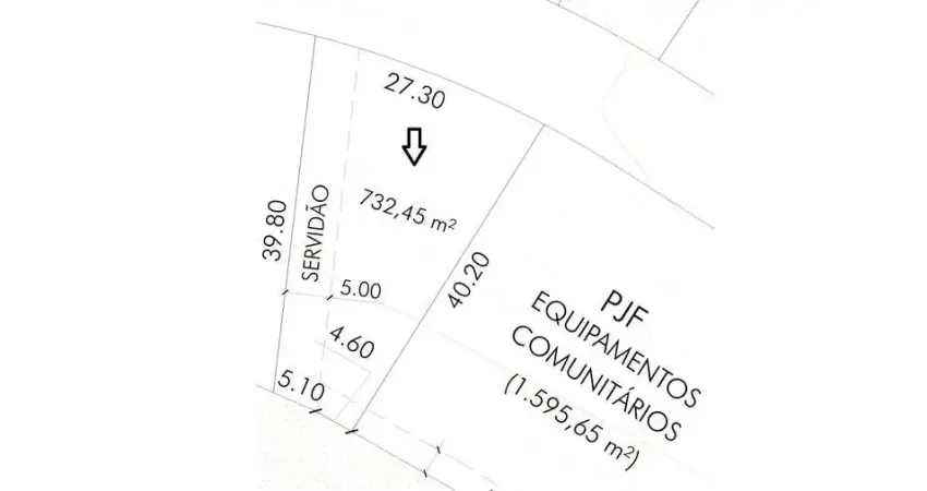 Terreno em condomínio fechado à venda na Rua das Petúnias, Novo Horizonte, Juiz de Fora