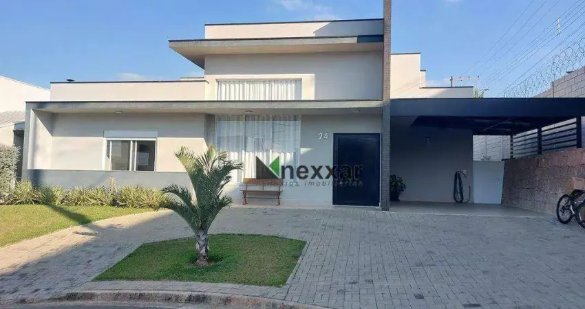 Casa com 3 dormitórios, 200 m² - venda por r$ 1.980.000,00 ou aluguel por r$ 13.200,00/mês - condomínio tabapuã - valinhos/sp
