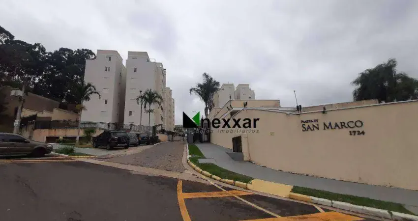 Apartamento com 3 dormitórios à venda, 77 m² por R$ 550.000 - Condomínio Piazza Di San Marco - Valinhos/SP