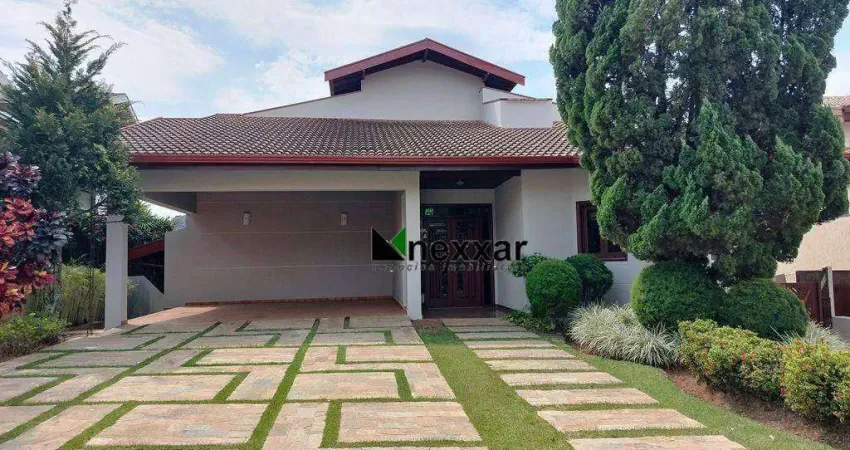 Casa com 4 dormitórios para alugar, 382 m² por r$ 13.487,00/mês - condomínio residencial portal do quiririm - valinhos/sp