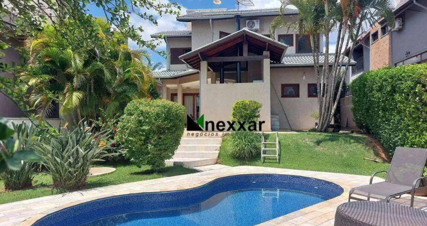 Casa com 4 dormitórios à venda, 227 m² por r$ 2.600.000 - reserva colonial - valinhos/sp