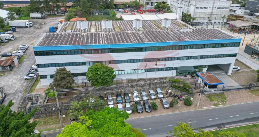 Edifício comercial de alto padrão no tamboré – galpão industrial e escritórios modernos