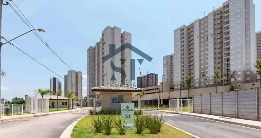 Apartamento à venda, no residencial vista park,  em jundiaí, vila nambi, com 2 quartos, 49m²