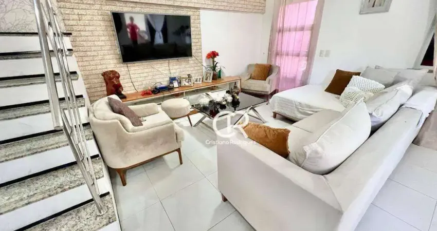 Casa duplex em condomínio com 3 Suítes, móveis projetados, varanda gourmet, à venda - Sapiranga - Fortaleza/CE