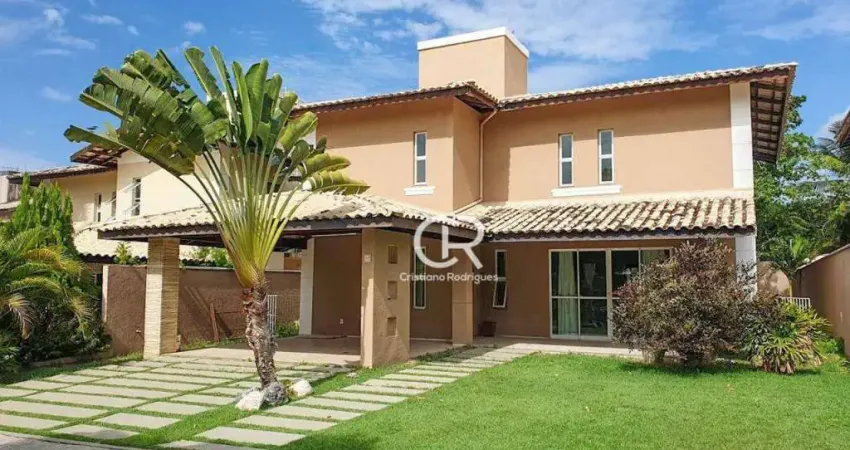 Casa Duplex em Condomínio com  5 Suítes, mais DCE, à venda, 246 m² - Coité - Eusébio/CE