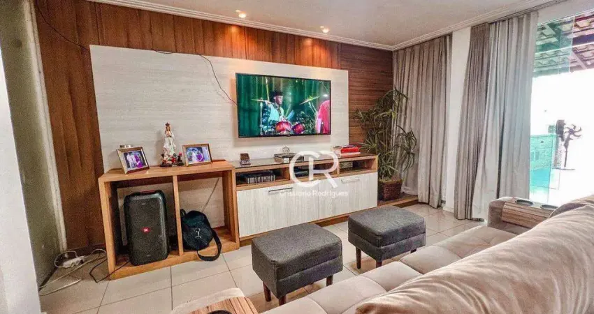 Casa duplex em condomínio, com 4 suítes, varanda gourmet, à venda - Sapiranga - Fortaleza/CE