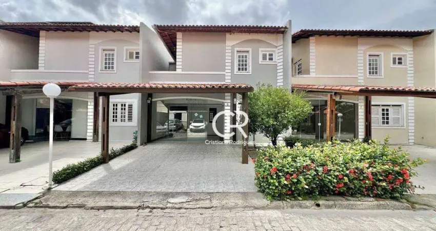 Duplex em condomínio fechado 4 suítes, uma quadra da av. washington soares