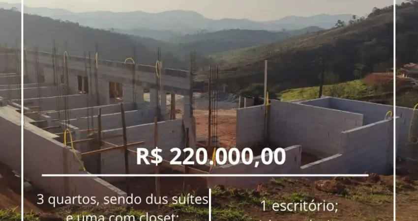 Terreno com casa em condomínio localizado na divisa de arujá com santa isabel