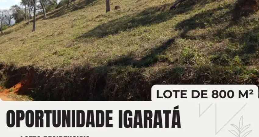 Terreno para chácara com excelente topografia e medidas a partir de 800m²