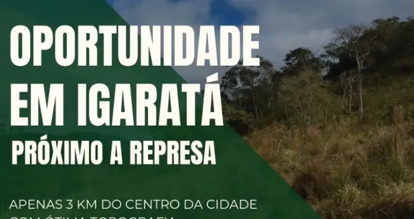 Vende-se lote para chácara com excelente acesso apenas 3km do centro de igaratá