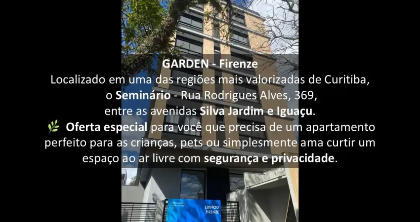 Espetacular garden 3 dormitórios com área externa exclusiva e conforto de casa em condomínio