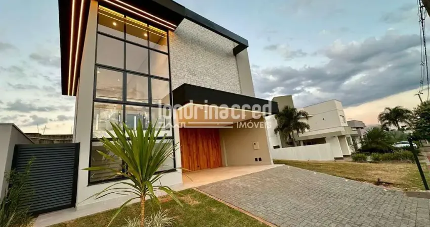 Casa à venda 3 quartos, 3 suites, 4 vagas, 256m², parque tauá, londrina - pr | condomínio tangará