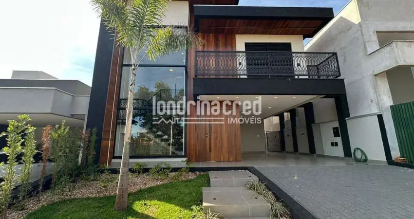 Casa em condomínio  à venda, 4 quartos suítes, parque tauá, londrina, pr, região leste