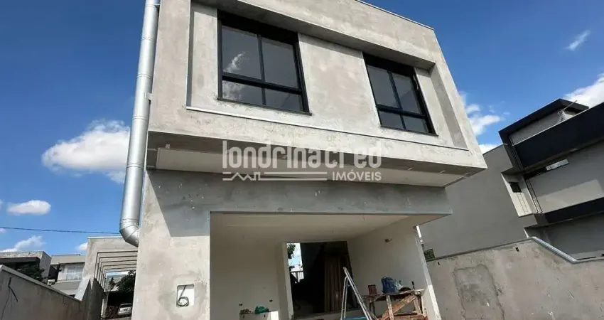 Sobrado de alto padrão com 3 suítes, piscina privativa e área gourmet em condomínio completo com la