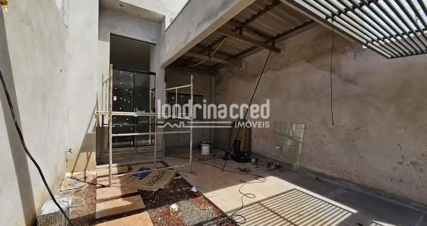 Casa geminada em construção, 3 quartos (1 suíte), 98m² de área útil, 150m² de terreno, sala, cozinh