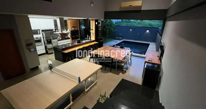 Casa de Alto Padrão – 244m², 3 Quartos (1 Suíte c/ Hidro), Sala de Cinema, Piscina Aquecida, Automa