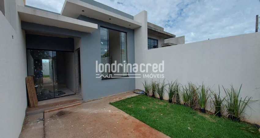Casa na Zona Leste – 2 Quartos, 2 Vagas | Jardim Pequena Londres, Londrina | Aceita Financiamento –