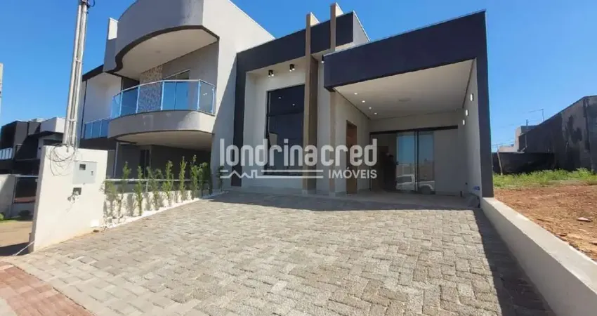 Excelente casa no condomínio heimtal park em londrina, com 3 quartos (1 suíte), 2 banheiros, sala,