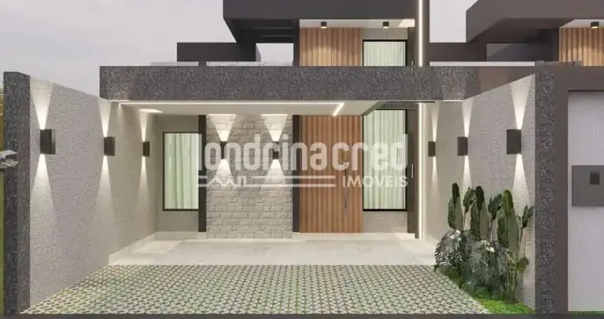 Casa moderna no parque residencial manela – 3 dormitórios (1 suíte master com closet), pé-direito a