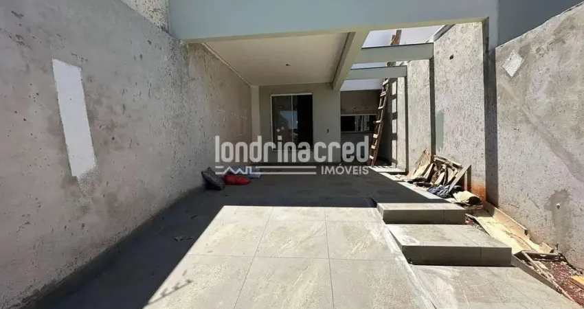 Casa geminada na zona oeste de londrina com 3 dormitórios (1 suíte), sala ampla, cozinha, 2 banheir