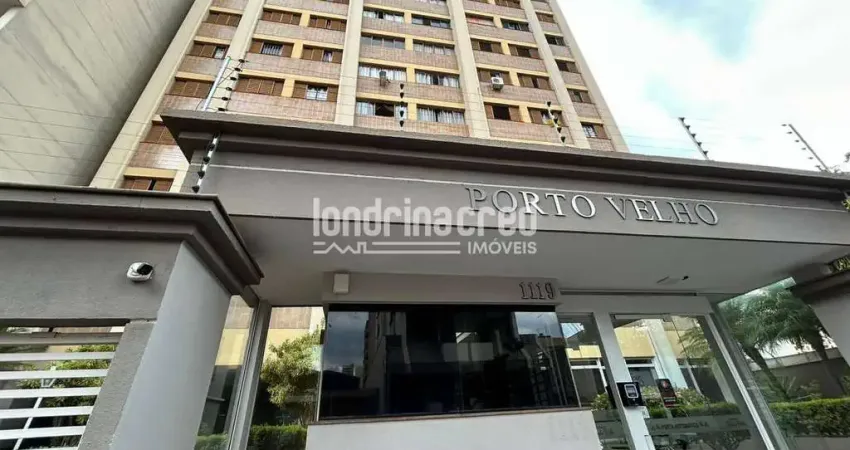 Apartamento amplo no centro de londrina, 3 quartos (1 suíte), 141 m², condomínio completo e valor a