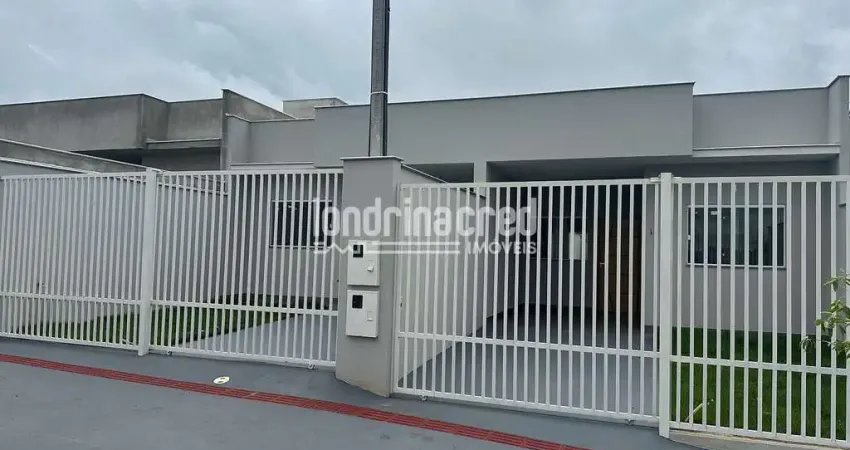 Casa no jardim moema, região norte de londrina, com 2 quartos, 2 vagas de garagem e excelente custo
