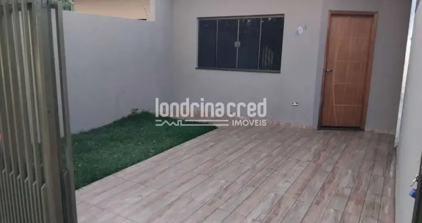 Casa geminada na zona leste de londrina com 3 dormitórios, sendo 1 suíte, banheiro social, sala e c