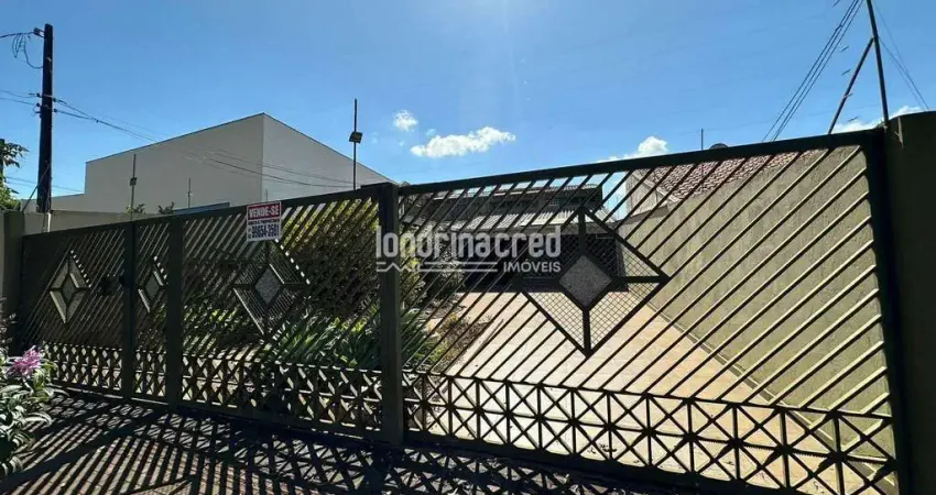 Casa ampla no jardim das palmeiras, zona norte de londrina, com 3 quartos, 3 banheiros, churrasquei