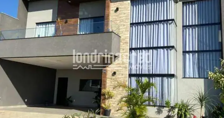 Excelente residência localizada no condomínio morada das flores (rosas), em cambé, oferecendo confo