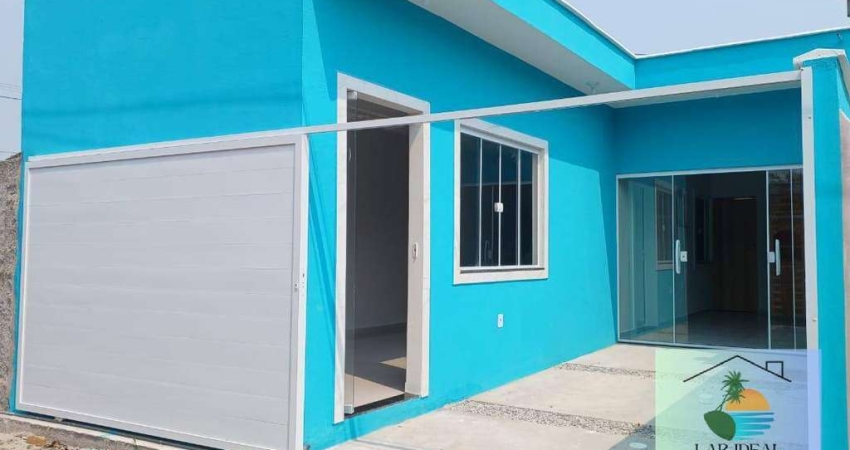 Casa Nova com Churrasqueira por 125 mil à vista