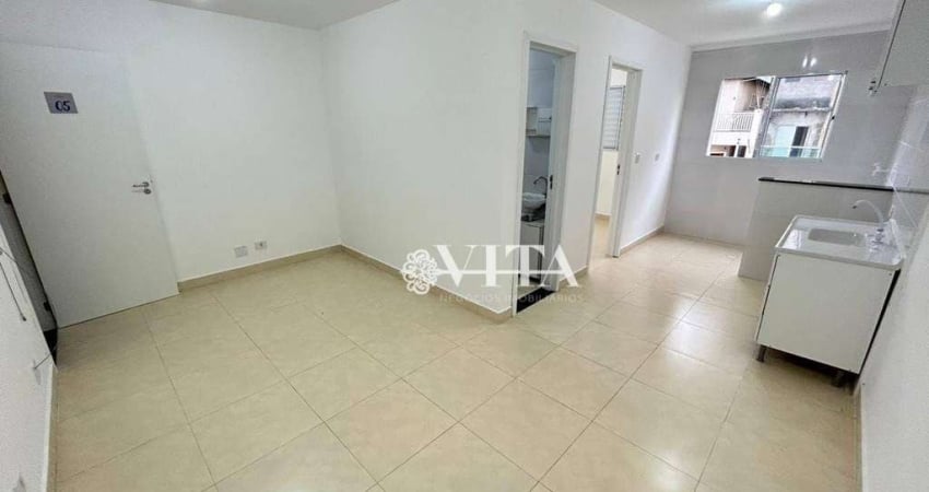 Apartamento com 1 dormitório para alugar, 30 m² por R$ 1.310,00/mês - Jardim Dourado - Guarulhos/SP