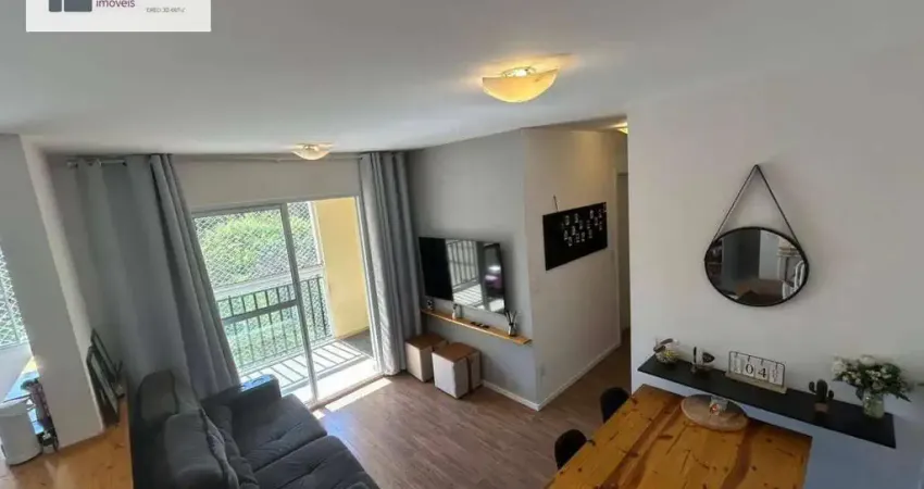 Apartamento com 2 dormitórios à venda, 62 m² por r$ 450.000 - parque assunção - taboão da serra/sp