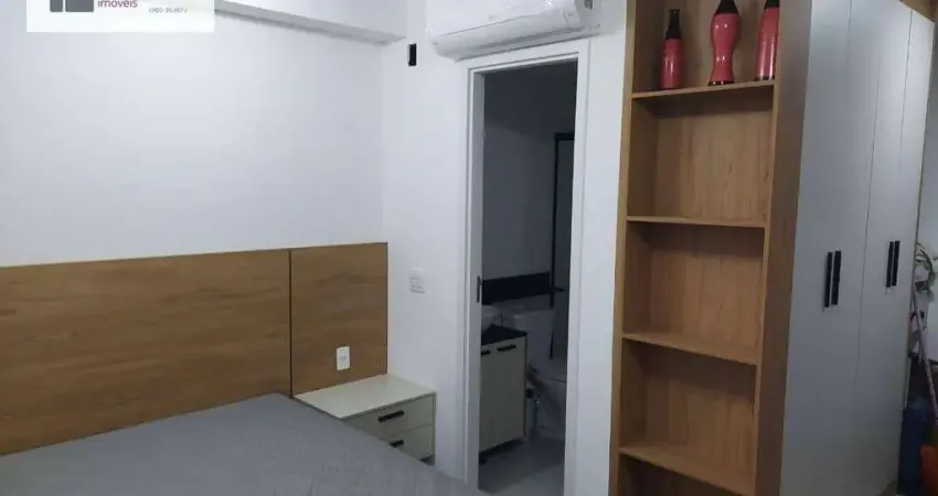 Apartamento com 1 dormitório para alugar, 27 m² por r$ 3.180/mês - brooklin - são paulo/sp